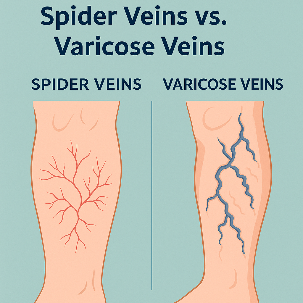 Spider Veins vs. Varicose Veins: What Your Vein Specialist Wants You to Know