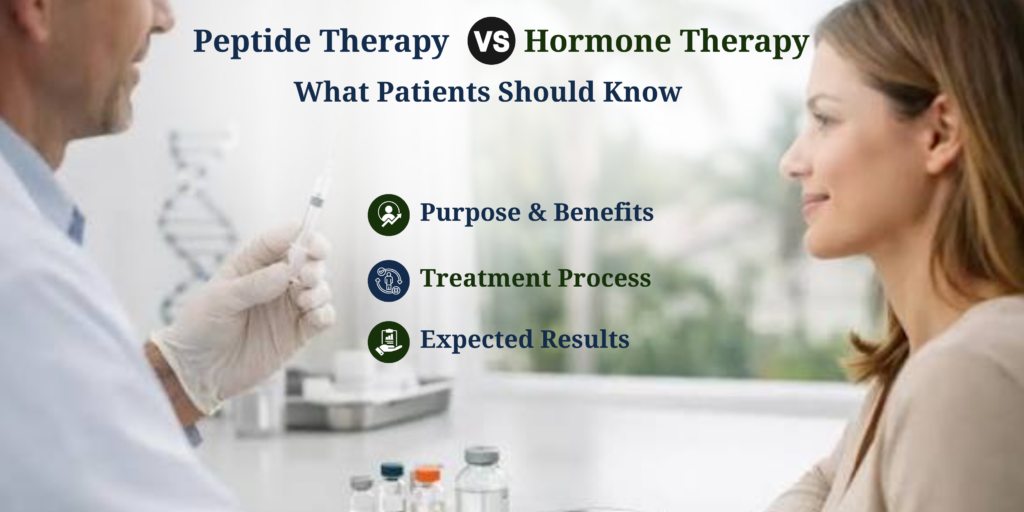 Peptide Therapy vs. Hormone Therapy