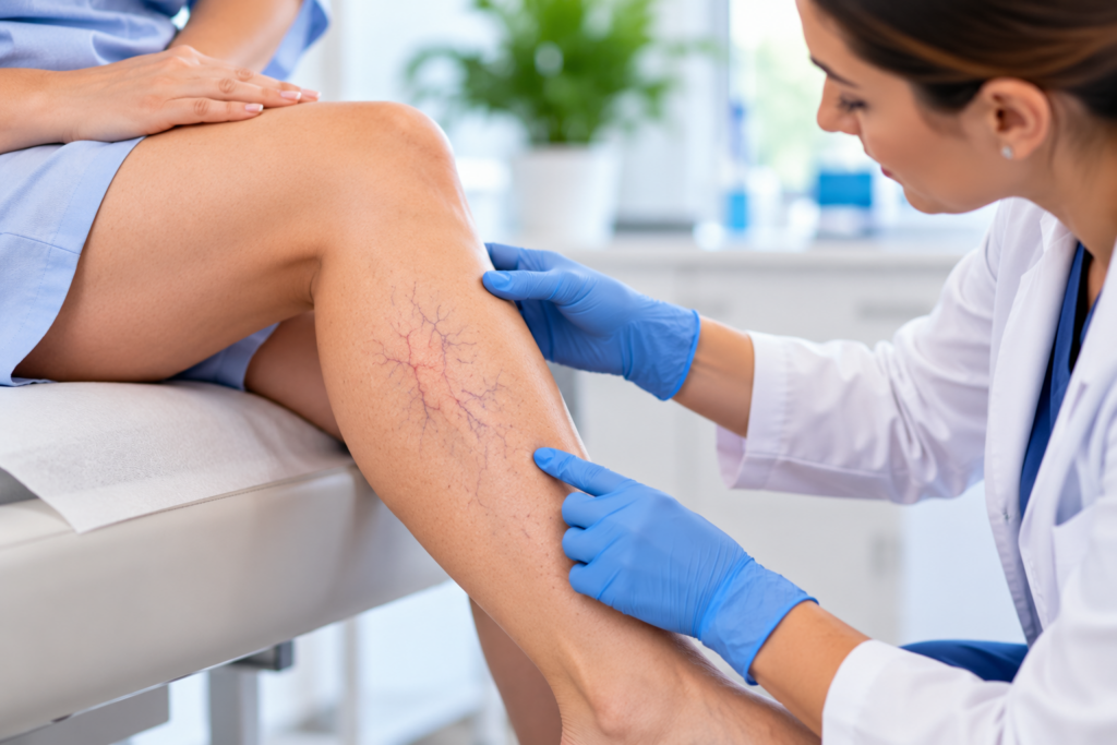 Can Spider Veins Cause Symptoms in Scotch Plains, NJ?